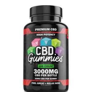 Hemp Bombs, High Potency CBD Gummies, Isolate THC-Free, 100ct, 3000mg CBD
