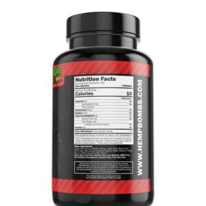 Alternative view of Hemp Bombs, High Potency CBD Gummies, Isolate THC-Free, 100ct, 3000mg CBD