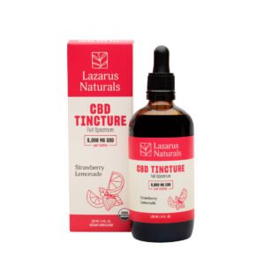 Lazarus Naturals, CBD Tincture, Strawberry Lemonade, Full Spectrum, 4fl oz, 6000mg CBD