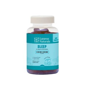 Lazarus Naturals, CBD Sleep Gummies, Lemon Mango, Full Spectrum, 40ct, 400mg CBN + 600mg CBD