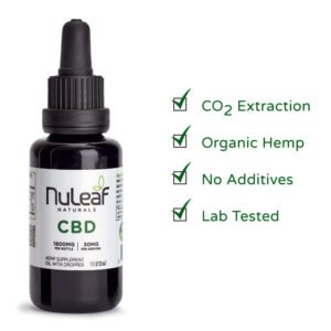 Alternative view of NuLeaf Naturals, CBD Oil, Full Spectrum, 1fl oz, 1800mg CBD